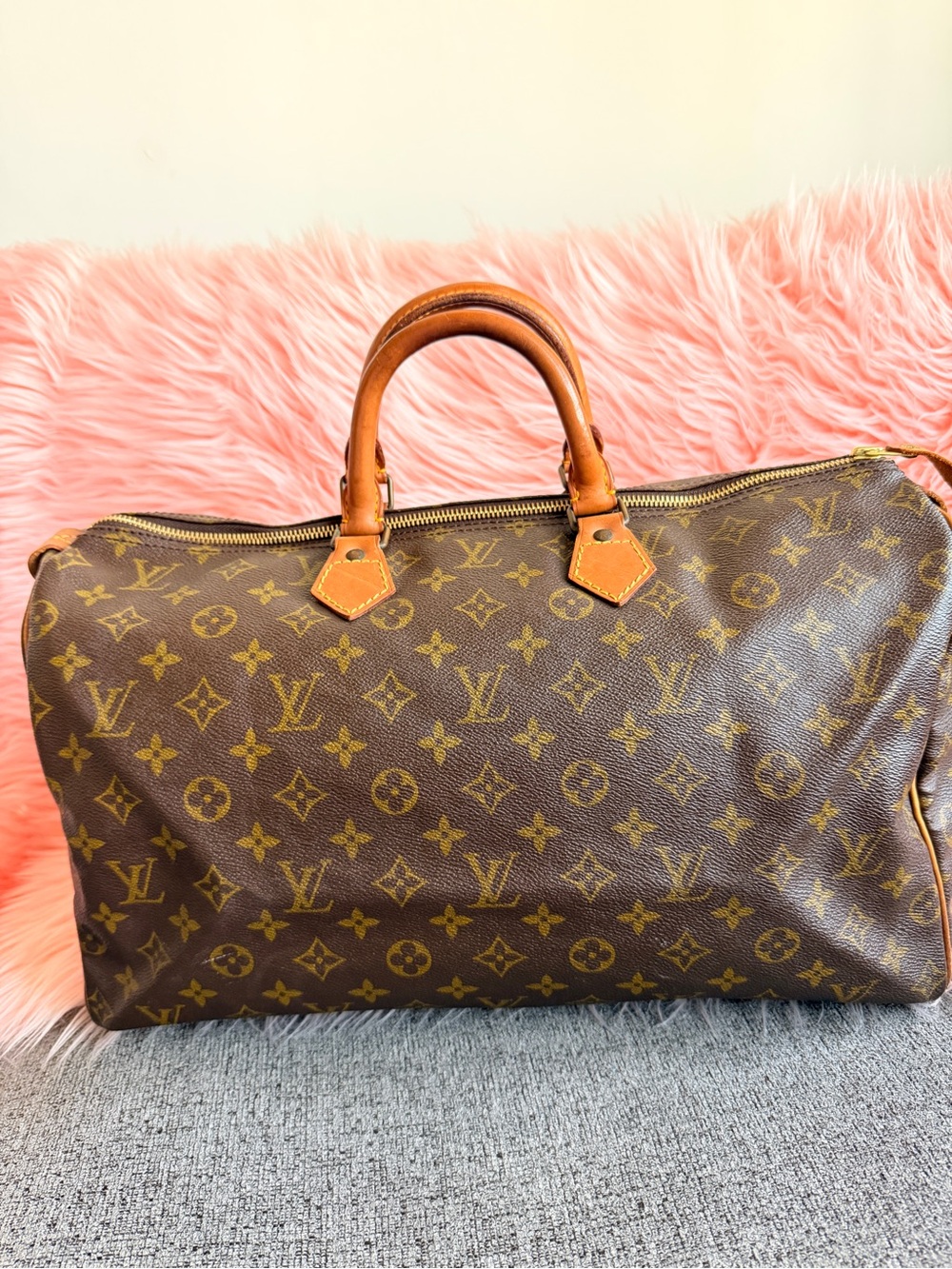 Louis VuittonMonogram Canvas Duffel Speedy 40 - Picture 1 of 7